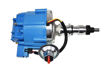 5 Star Speed HEI Distributor Compatible with Ford 240 300 Inline 6 Engines with 65K Coil, Blue Cap