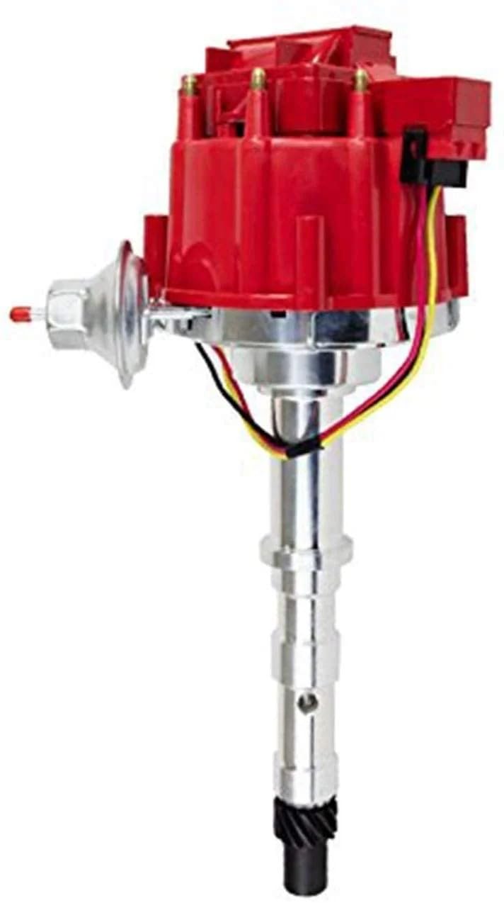 5 Star Speed HEI 65K Coil Distributor Compatible with Cadillac 472/500 V8 Red Cap