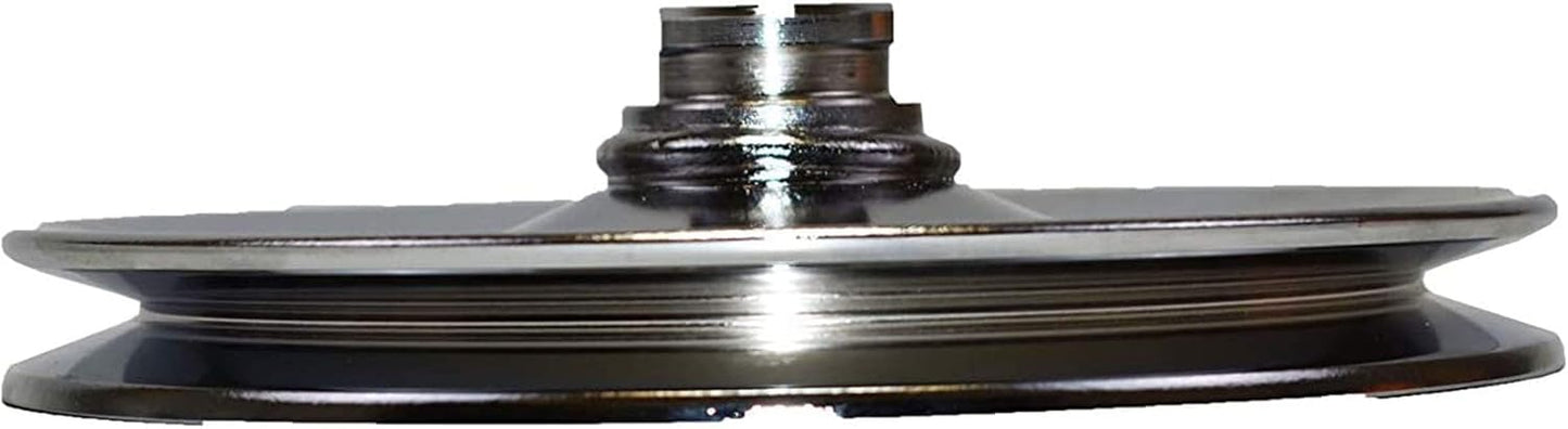 5 Star Speed Chrome Power Steering Pump Pulley 1 Groove 5/8 Keyway Compatible with Chevy GM 1955–1972