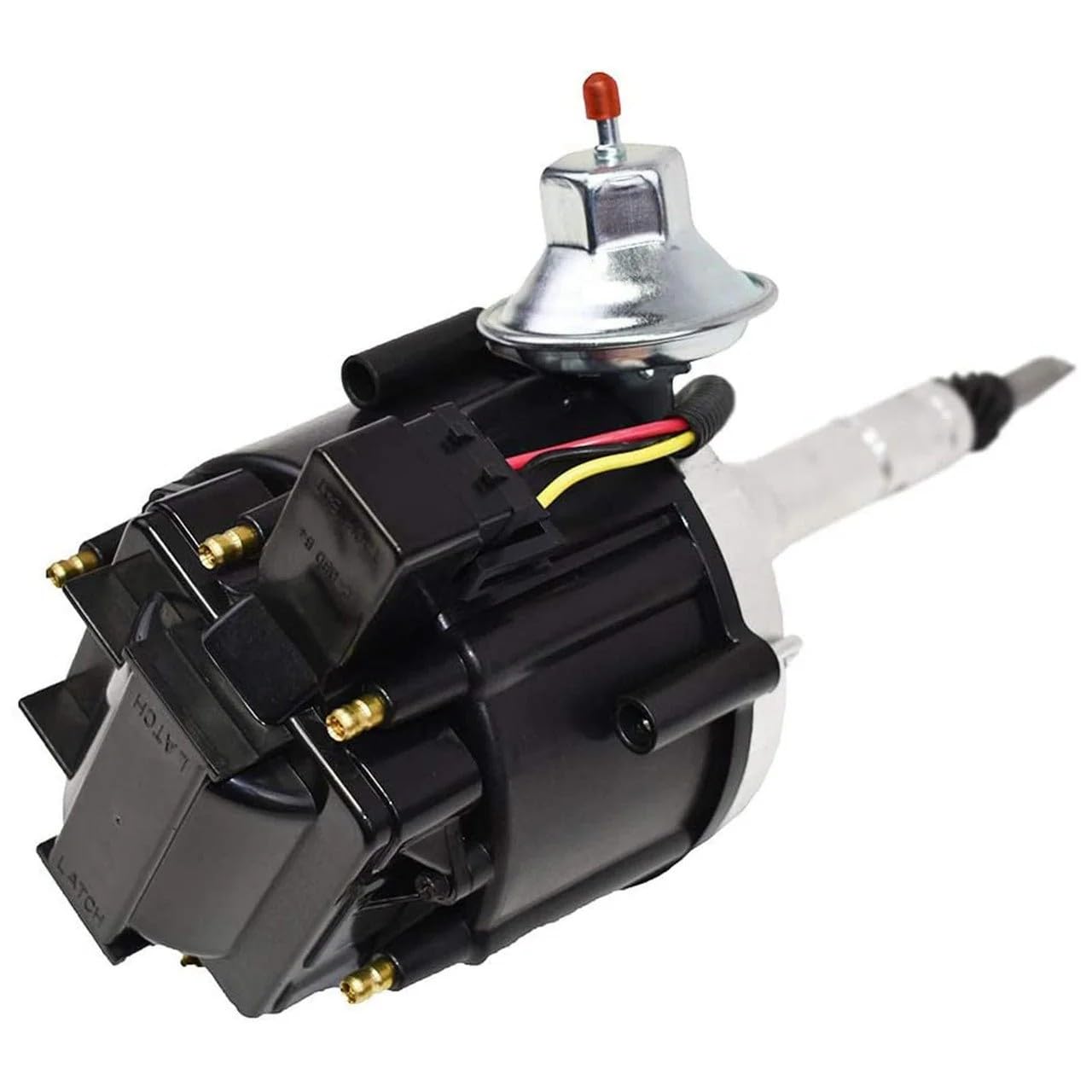 5 Star Speed HEI Distributor 65K Coil Compatible with Chevy 6 194 216 235 (1941-1962) & Toyota Land Cruiser 3.9L 4.2L Engines, Black