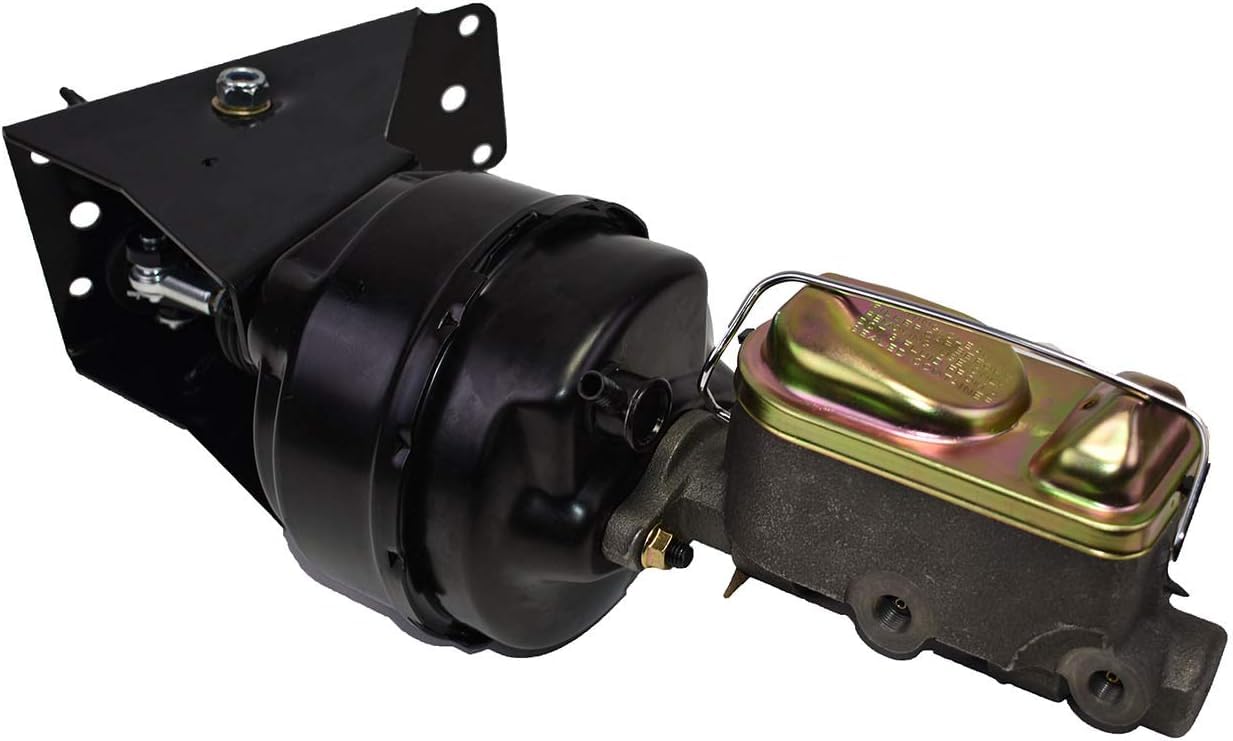 5 Star Speed Power Brake Booster and Master Cylinder Kit Compatible with Ford Bronco 1966–1977