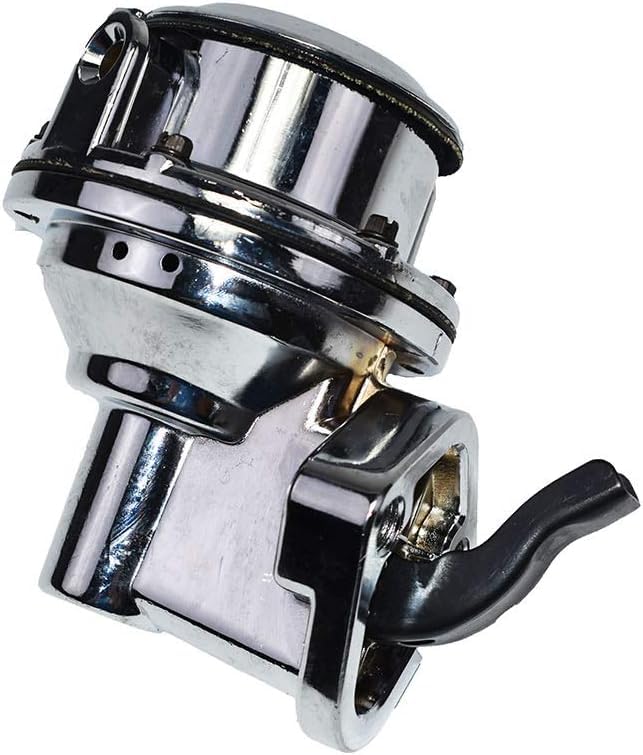 5 Star Speed Mechanical Fuel Pump 6 PSI 80 GPH Chrome Compatible with Chevy GMC Small Block 262–400 CID