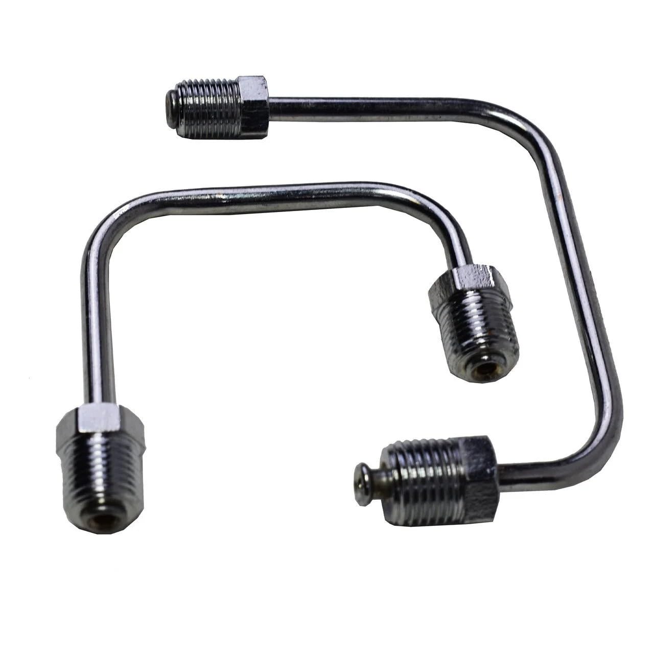 5 Star Speed Bottom Mount Proportioning Valve Line Kit Steel Chrome Compatible with 9/16 and 1/2 Ports