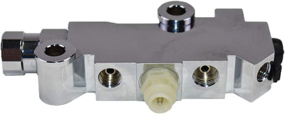 5 Star Speed PV2 Brake Proportioning Valve Disc Drum Chrome Compatible with GM 172-1353