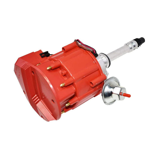 5 Star Speed HEI Distributor 65K Coil 7500RPM Compatible with Chevy SBC BBC Red Cap