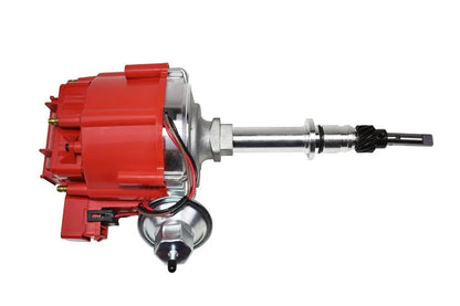 5 Star Speed HEI Distributor Compatible with Chevy GM 230 250 292 Inline 6 Engines with 65K Coil, Red Cap