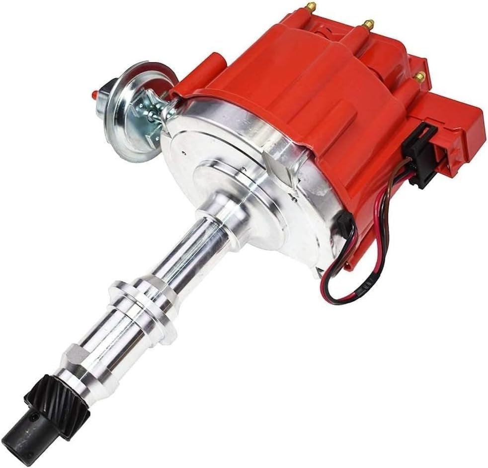 5 Star Speed HEI Distributor 65K Coil Compatible with Pontiac V8 301-455 Red Cap