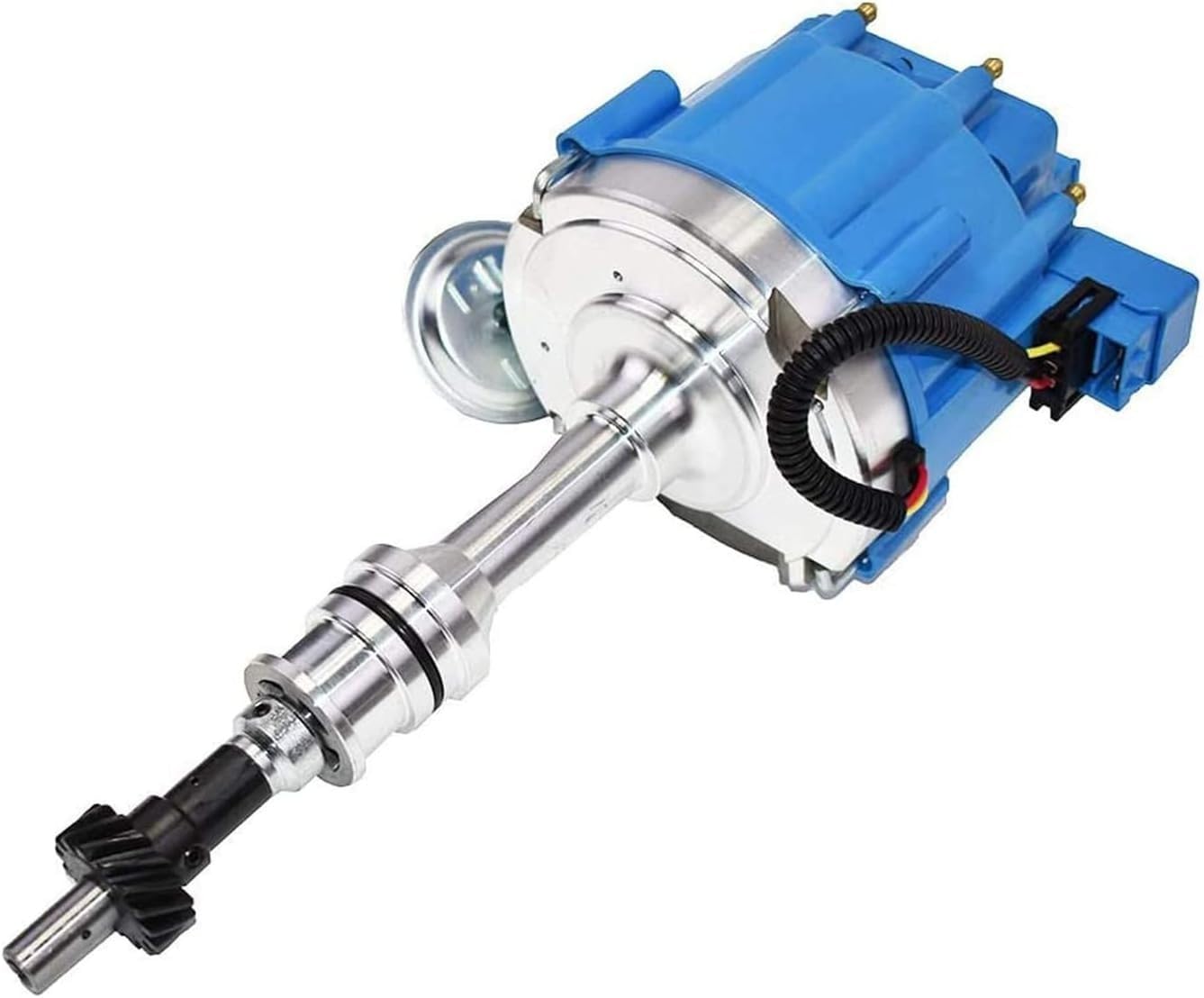 5 Star Speed HEI Distributor with High Output Coil Compatible with Ford Big Block V8 351C 351M 400 429 460 Blue Cap