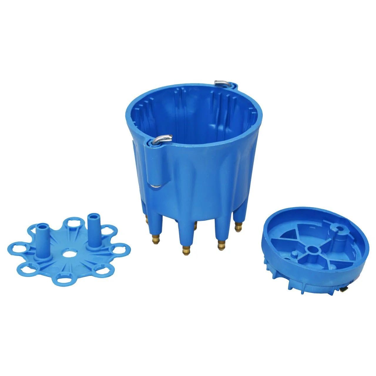 5 Star Speed 8-Cylinder Male Pro Series Distributor Cap and Rotor Kit Blue
