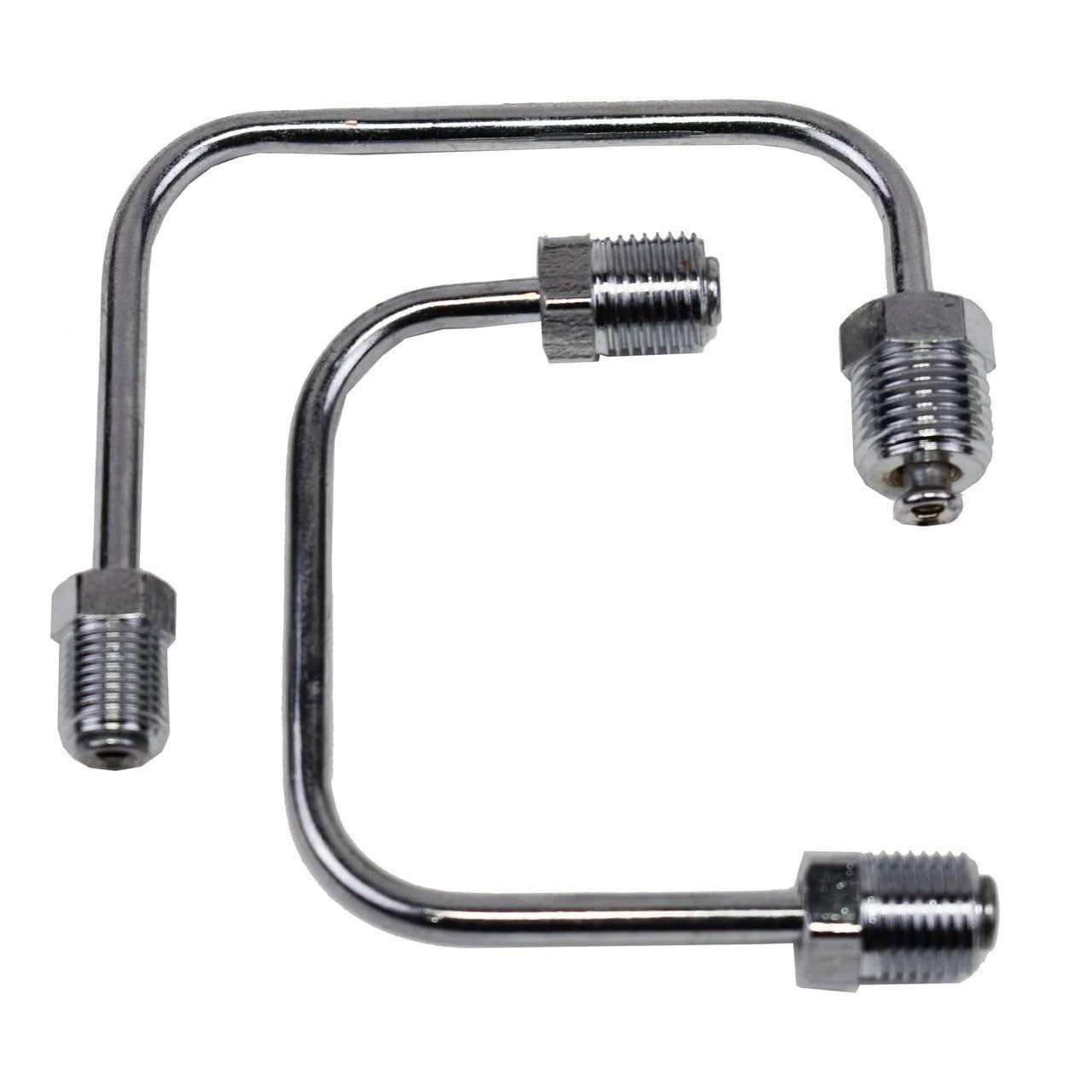 5 Star Speed Bottom Mount Proportioning Valve Line Kit Steel Chrome Compatible with 9/16 and 1/2 Ports