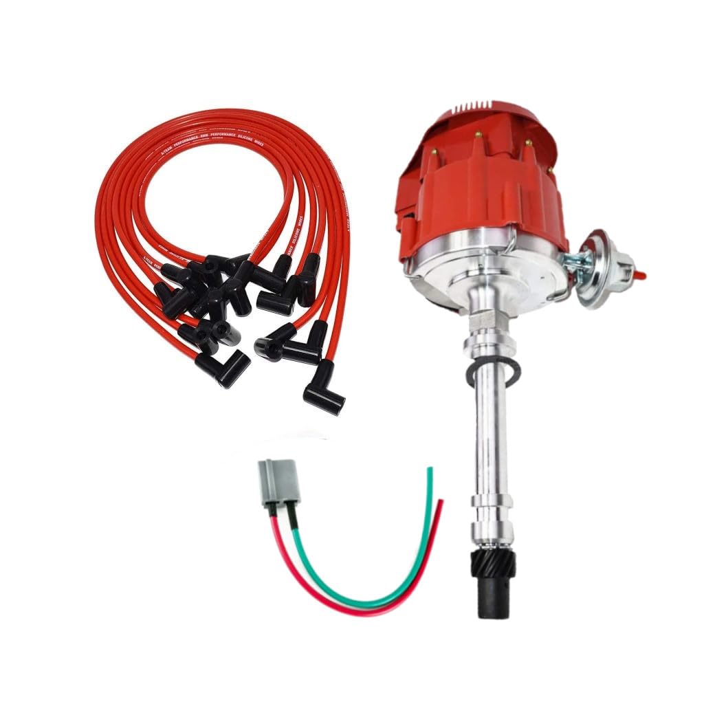 5 Star Speed Marine HEI Distributor Kit Compatible with Chevy BBC V8 Engines with 8.0mm Spark Plug Wires