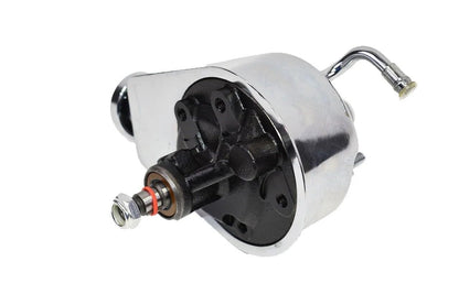 5 Star Speed Chrome Power Steering Pump Saginaw Style Compatible with Chevy GM 1955–1976