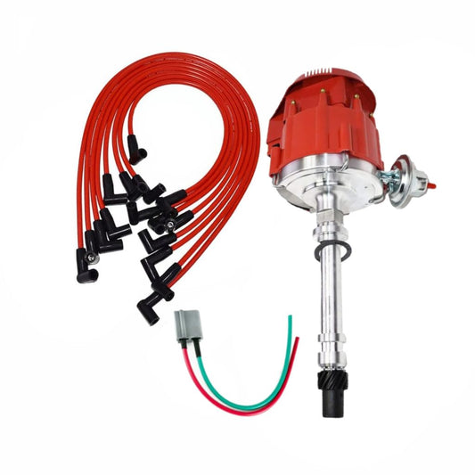 5 Star Speed Marine HEI Distributor Kit Compatible with Chevy SBC 305 307 327 350 400 Engines with 8.0mm Spark Plug Wires