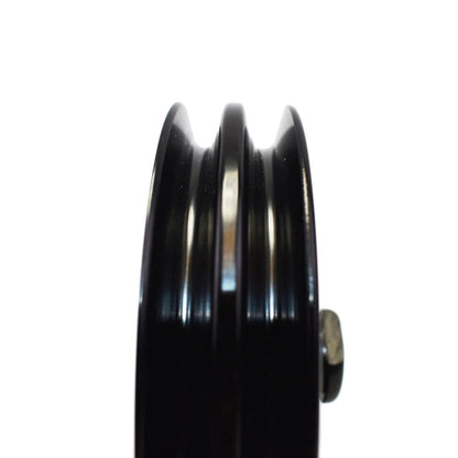 5 Star Speed Saginaw Power Steering Pump Double-Groove Steel Pulley Compatible with GM Black