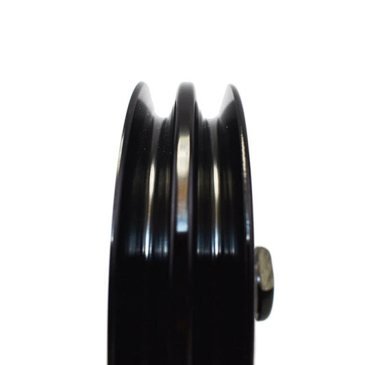 5 Star Speed Saginaw Power Steering Pump Double-Groove Steel Pulley Compatible with GM Black