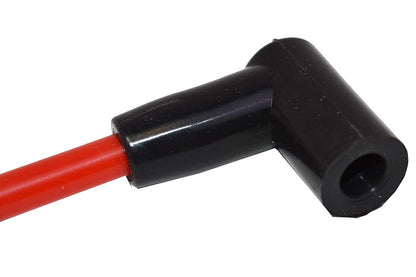 5 Star Speed 8.0mm Red Spark Plug Wire Set Compatible with Chevy GMC SBC 283 305 307 327 350 400 HEI Under Exhaust
