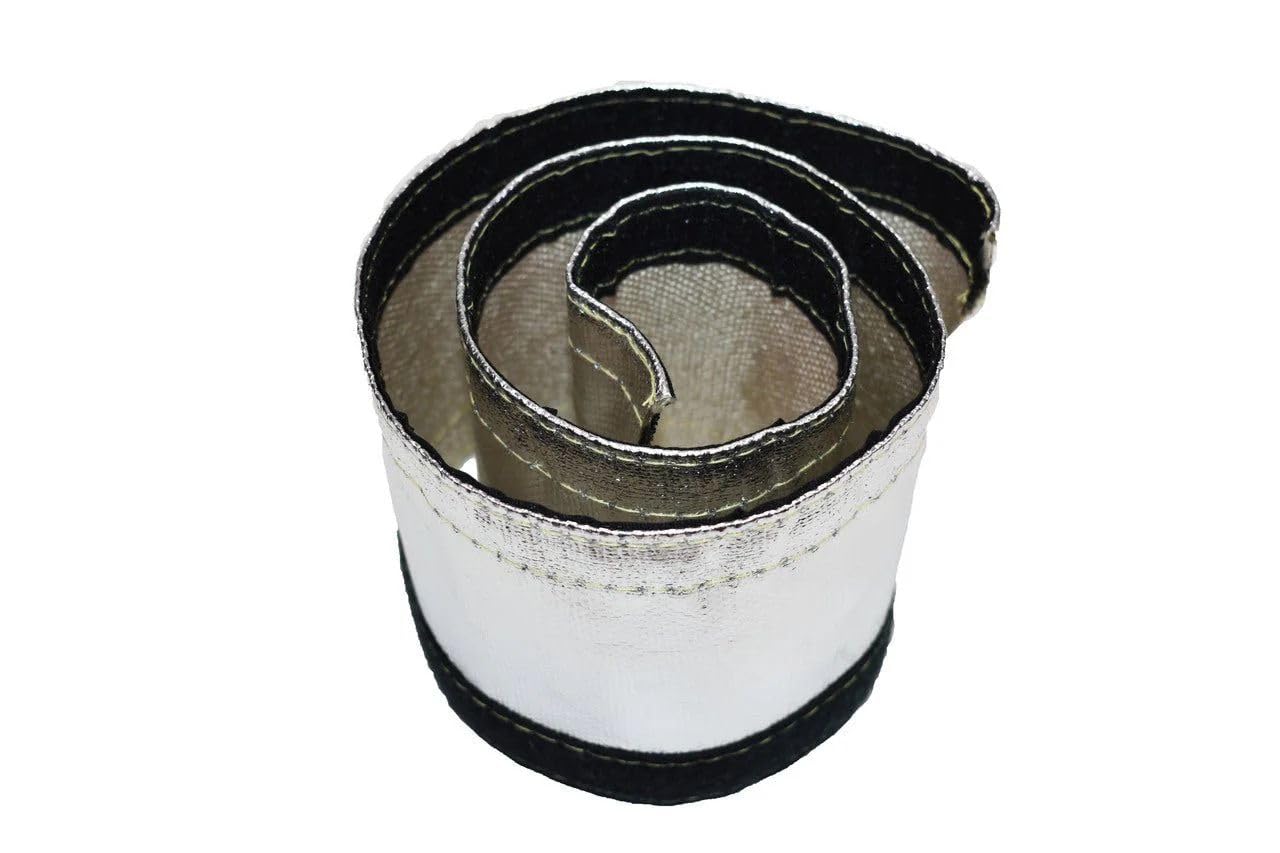 5 Star Speed Heat Shroud Aluminized Sleeving Heat Shield Protection Barrier with Hook and Loop Closure 1" x 36"