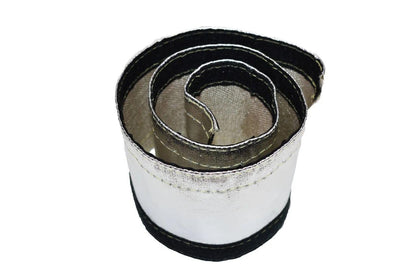 5 Star Speed Heat Shroud Aluminized Sleeving Heat Shield Protection Barrier with Hook and Loop Closure 1" x 36"