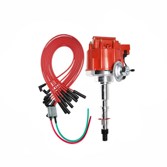 5 Star Speed HEI Distributor Kit Compatible with AMC Jeep V8 Engines 290 304 343 360 390 401 with 8.0mm Spark Plug Wires