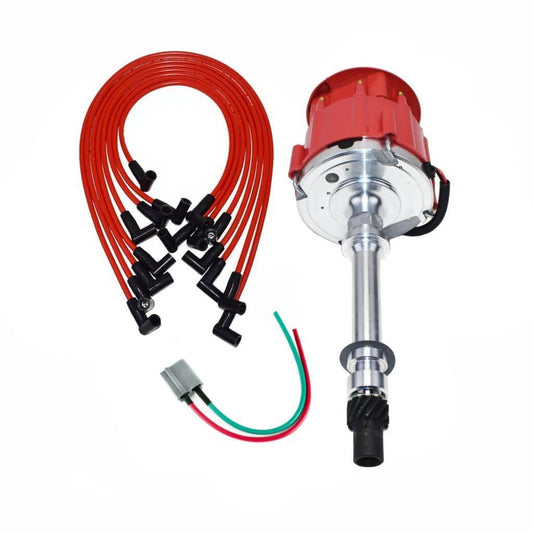 5 Star Speed Marine HEI Distributor Kit Compatible with Chevy BBC 396 427 454 Engines with Spark Plug Wires