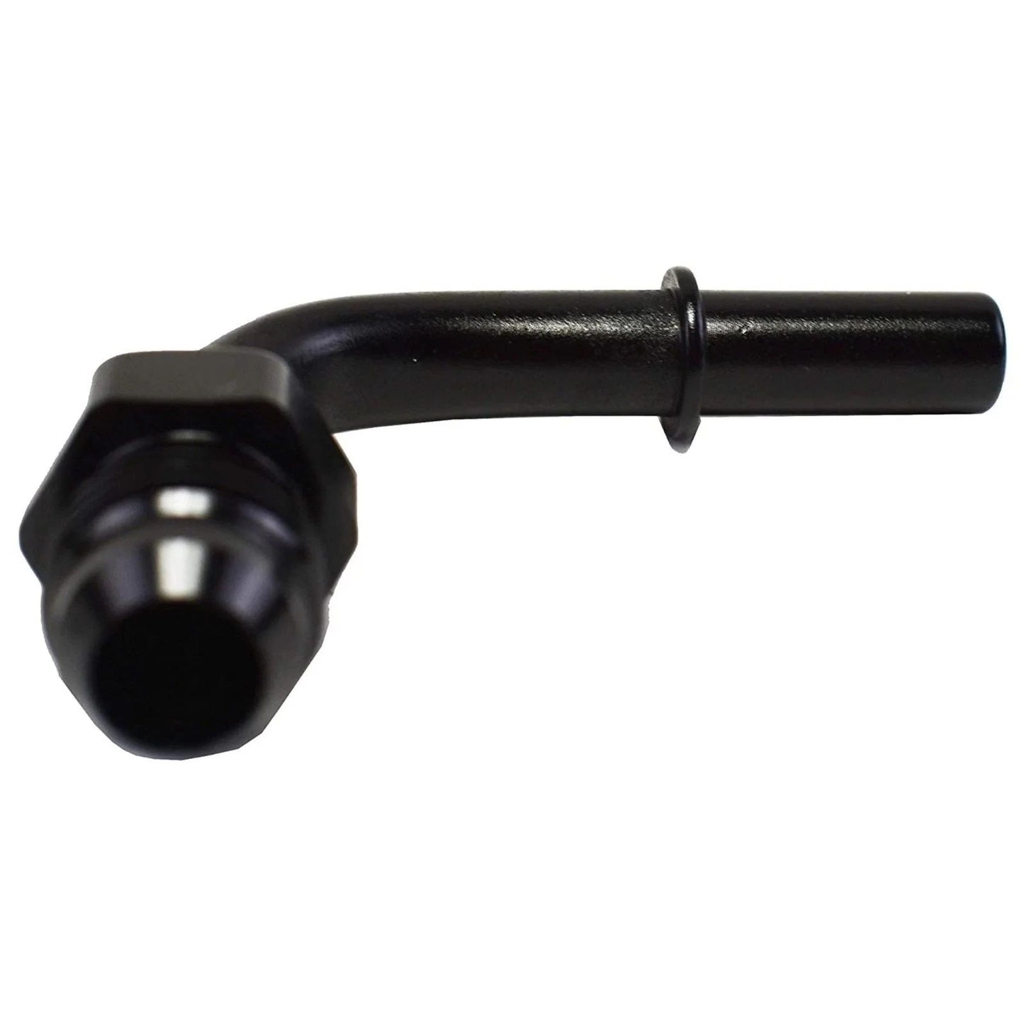 5 Star Speed LS LS1 LS2 LS3-6 AN Male Thread 90° 5/16" Quick Connect Fuel Rail Adapter Black