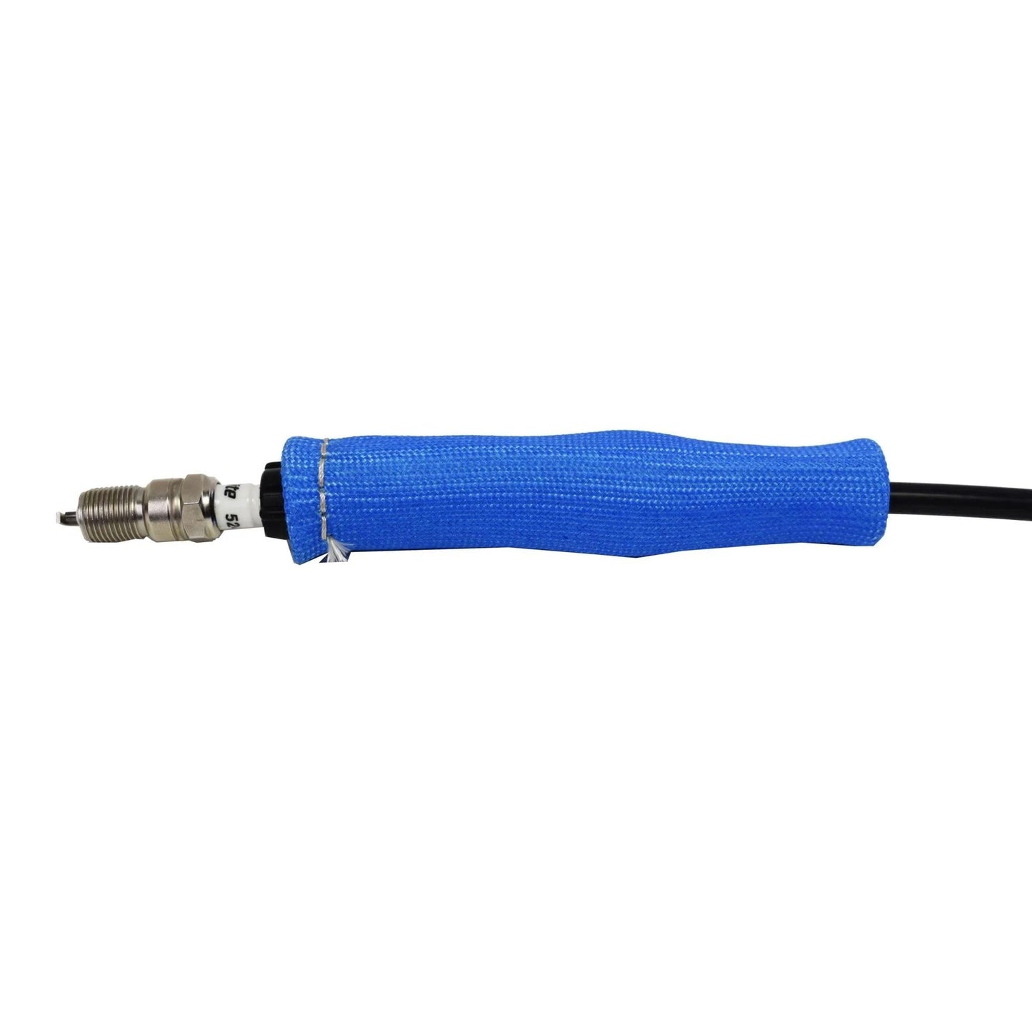 5 Star Speed Spark Plug Wire Boot Heat Shield Sleeves Blue 6" Long Set of 8