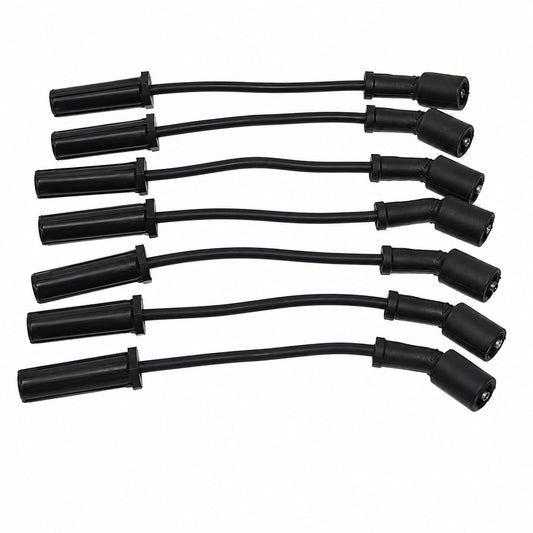 5 Star Speed 8.0mm Black Spark Plug Wire Set Compatible with Chevy GMC LS LS1 LS2 LS3 LS6 LS7 4.8L 5.3L 5.7L 6.0L 6.2L 7.0L Engines