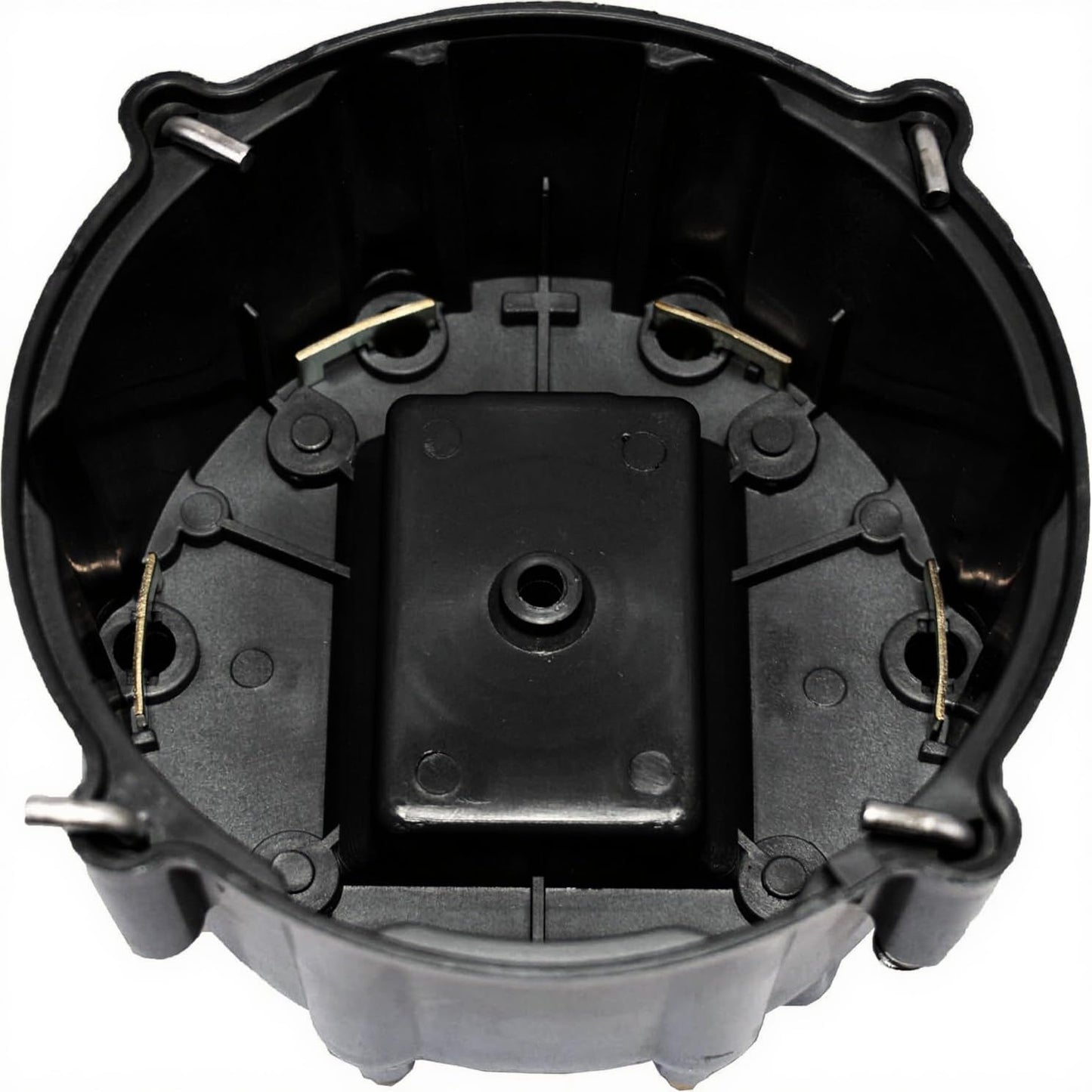 5 Star Speed HEI Distributor Cap, Rotor, and Coil Cover Kit Compatible with GM Style V6 (Black)