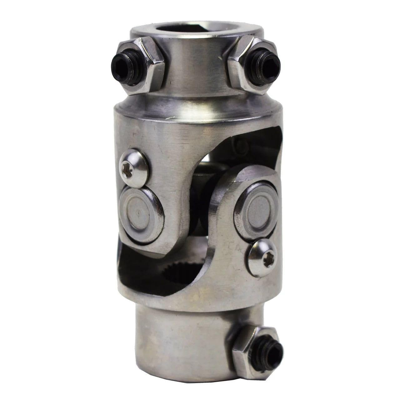 5 Star Speed Forged Stainless Steel Yokes Steering Shaft Universal U-Joint Compatible With 3/4" 30 Spline to 3/4" DD