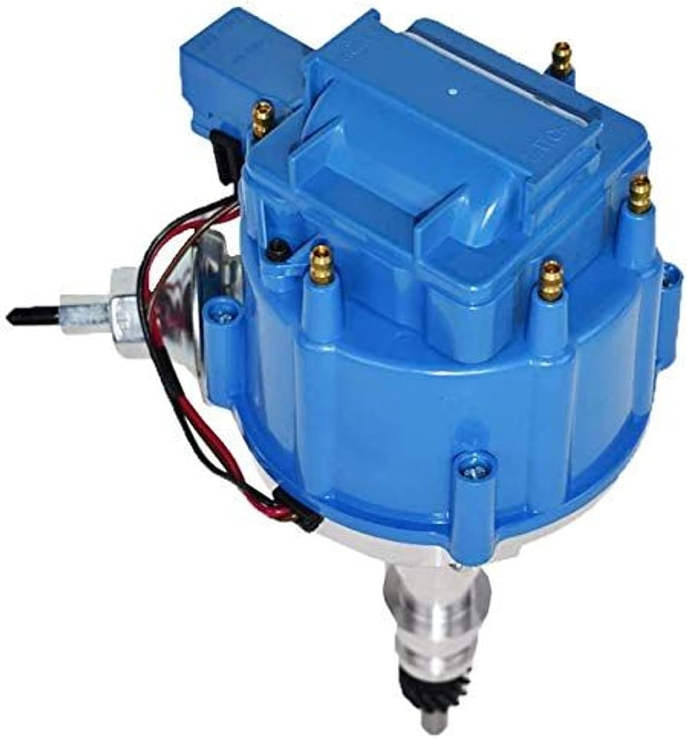 5 Star Speed HEI Distributor Compatible with Ford 144 170 200 250 Inline 6 Engines with 65K Coil, Blue Cap
