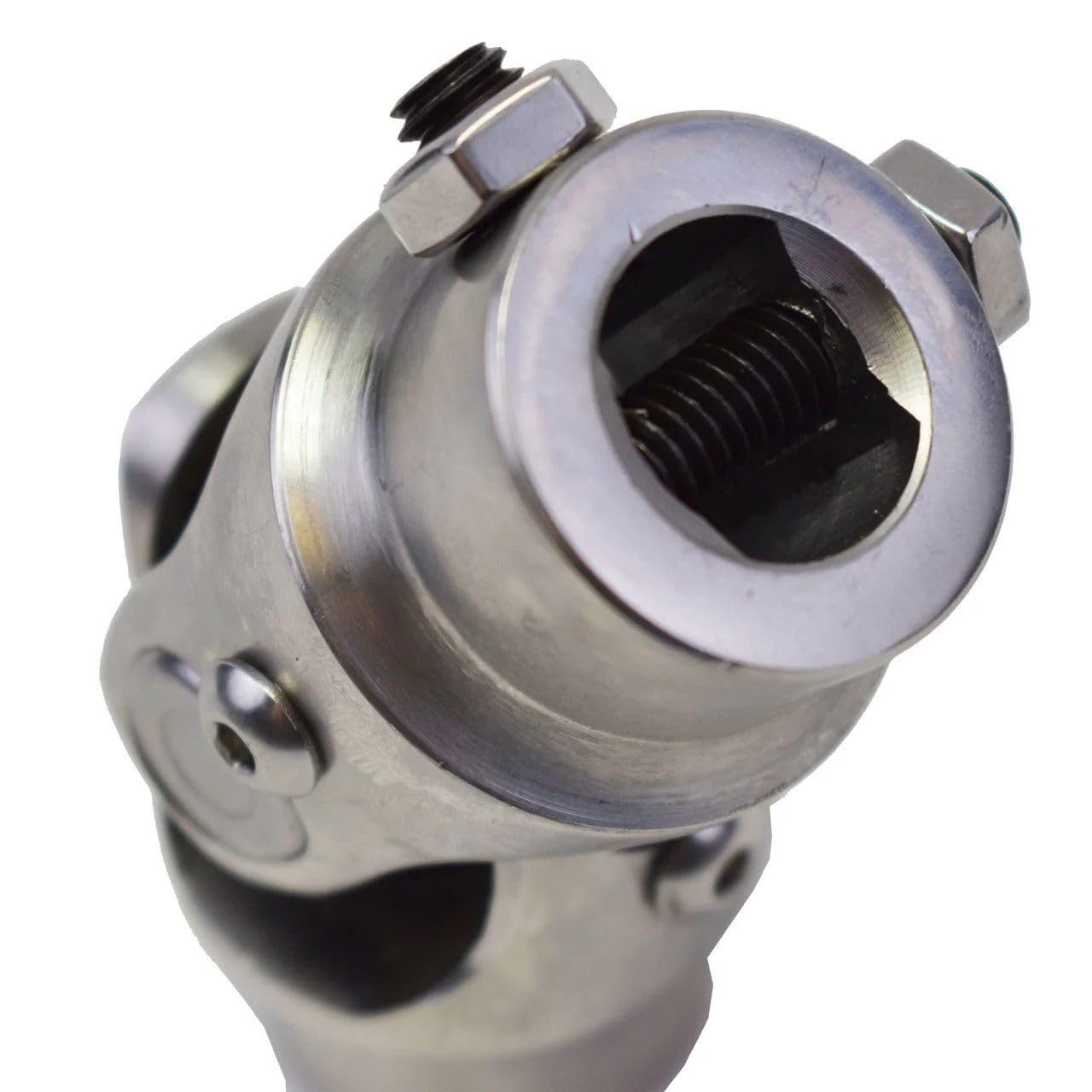 5 Star Speed Forged Stainless Steel Yokes Steering Shaft Universal U-Joint Compatible With 3/4" 30 Spline to 3/4" DD
