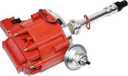 5 Star Speed HEI Distributor 65K Coil Compatible with Chevy SBC BBC 305 327 350 454 (Red)