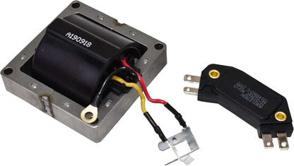 5 Star Speed HEI Distributor Tune-Up Kit with High Output Coil Compatible with GM Style V8 (Blue)