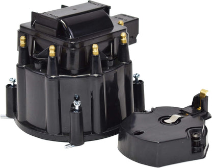 5 Star Speed HEI Distributor Tune-Up Kit with High Output Coil Compatible with GM Style V8 (Black)