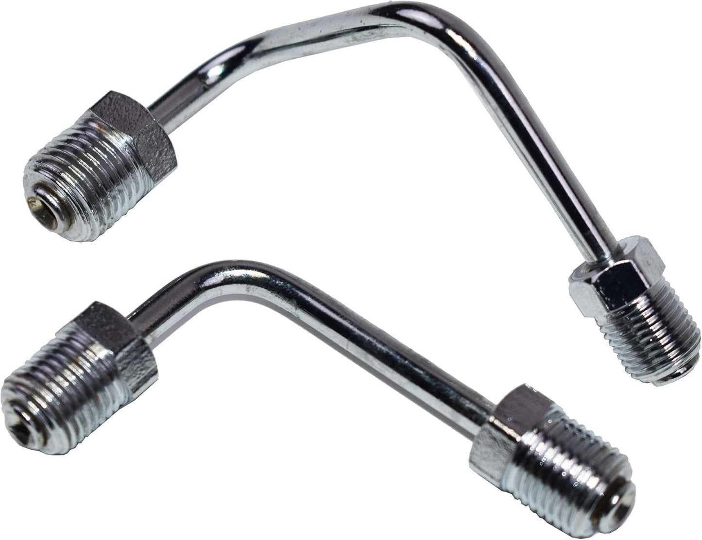 5 Star Speed Chrome Brake Line Set Compatible with Side Mount Proportioning Valve PV2 PV4 Steel