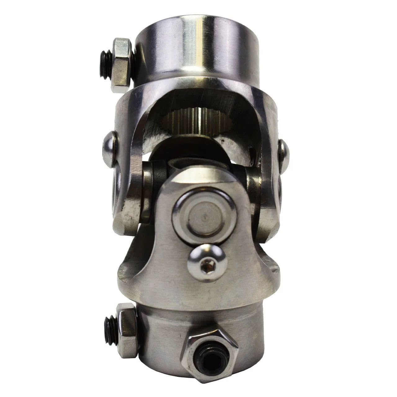 5 Star Speed Forged Stainless Steel Yokes Steering Shaft Universal U-Joint Compatible With 3/4" 30 Spline to 3/4" DD