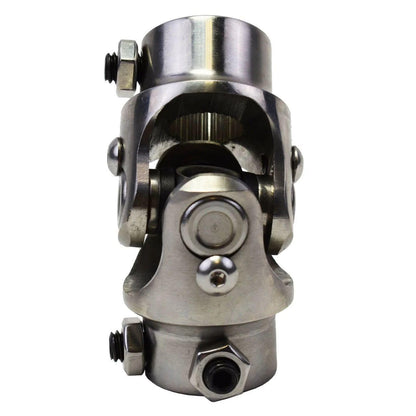 5 Star Speed Forged Stainless Steel Yokes Steering Shaft Universal U-Joint Compatible With 3/4" 30 Spline to 3/4" DD