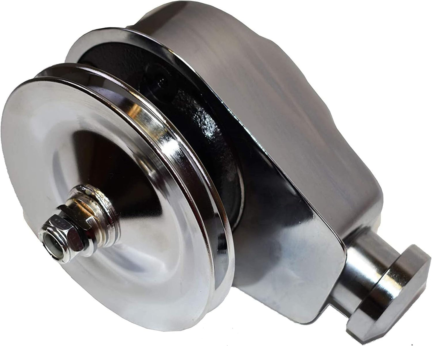 5 Star Speed Chrome Power Steering Pump Pulley 1 Groove 5/8 Keyway Compatible with Chevy GM 1955–1972