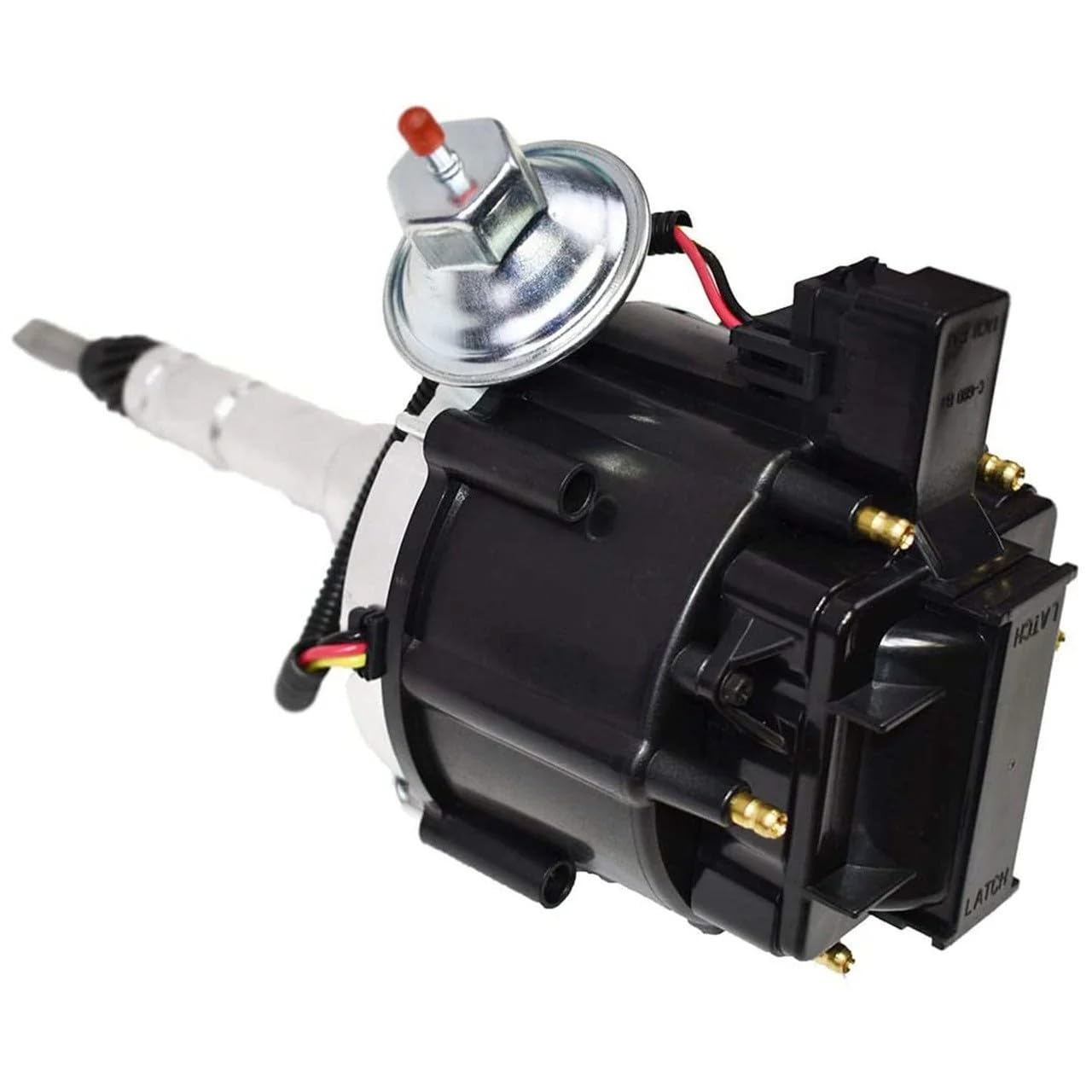 5 Star Speed HEI Distributor 65K Coil Compatible with Chevy 6 194 216 235 (1941-1962) & Toyota Land Cruiser 3.9L 4.2L Engines, Black