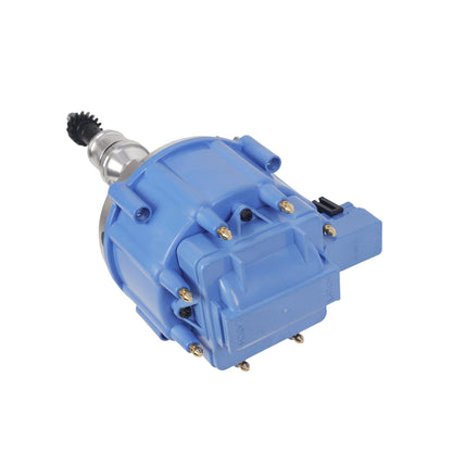 5 Star Speed Marine HEI Distributor Compatible with Ford 351W Windsor V8 Engines with 65K Coil, Blue Cap
