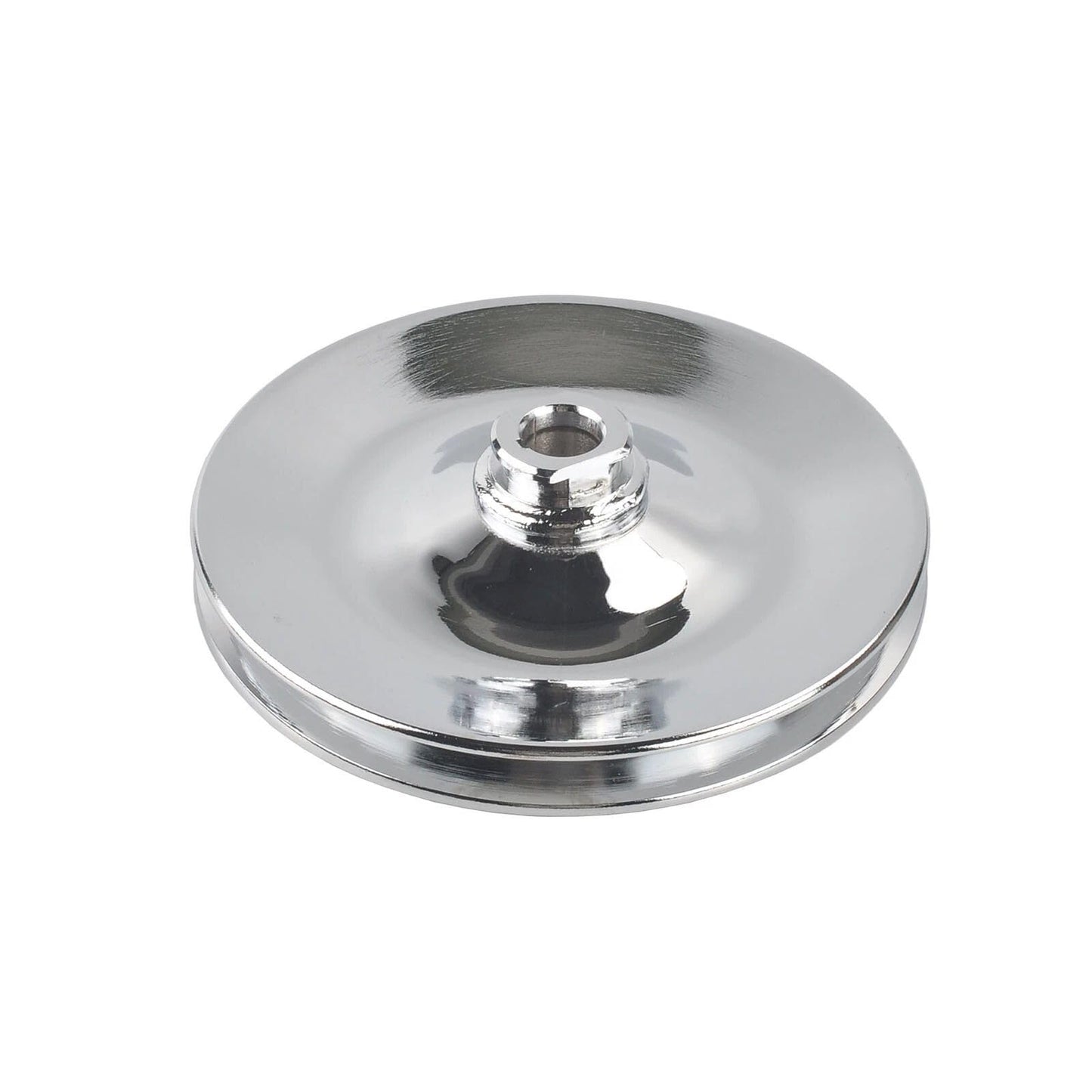5 Star Speed Chrome Power Steering Pump & Single Groove Pulley Compatible with Saginaw GM Hot Rod Applications