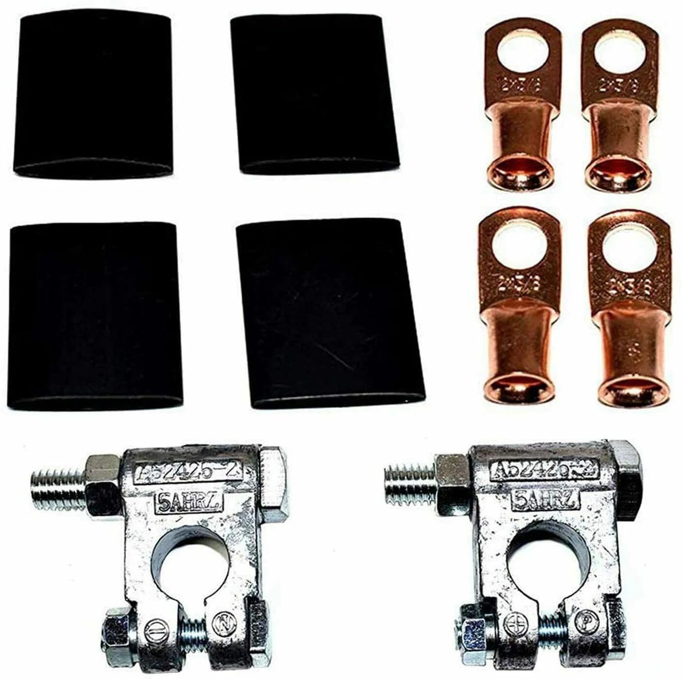 5 Star Speed Car Auto Battery Terminal Connector Military Spec Top Post Kit Compatible With Automotive Battery Applications 12-Piece Set