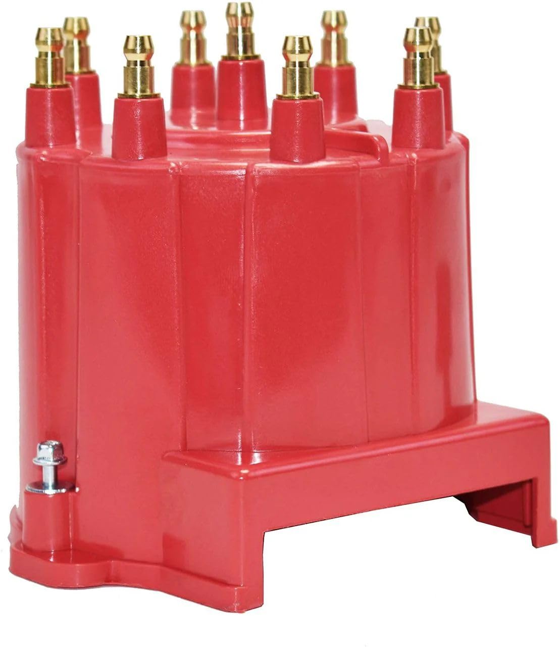 5 Star Speed 8-Cylinder EFI Distributor Cap and Rotor Kit Compatible with GM 454 305 350 Red