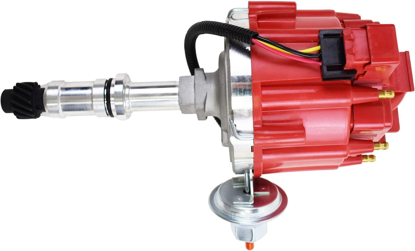 5 Star Speed HEI Distributor Compatible with Buick Odd Fire 225 231 V6 and Jeep Dauntless Engines with 65K Coil, Red Cap