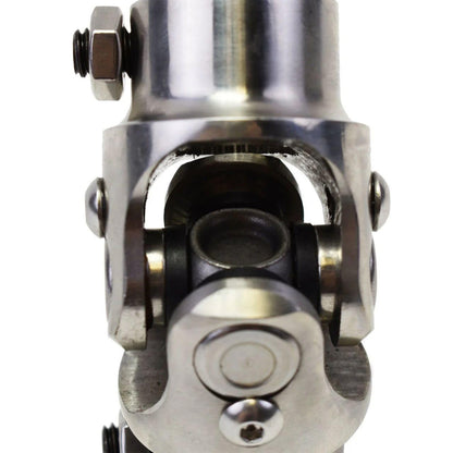 5 Star Speed Forged Stainless Steel Yokes Steering Shaft Universal U-Joint Compatible With 3/4" 30 Spline to 3/4" DD