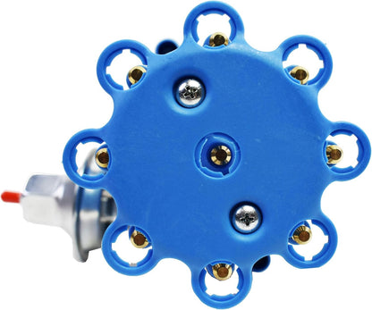 5 Star Speed Pro Series Ready to Run R2R Distributor Compatible with Ford FE 330 352 360 390 406 410 427 428 V8 Engine Blue Cap
