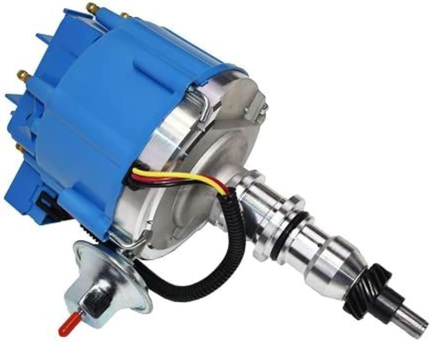 5 Star Speed HEI Distributor Compatible with Ford 240 300 Inline 6 Engines with 65K Coil, Blue Cap
