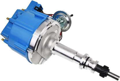 5 Star Speed HEI Distributor Compatible with Ford 144 170 200 250 Inline 6 Engines with 65K Coil, Blue Cap
