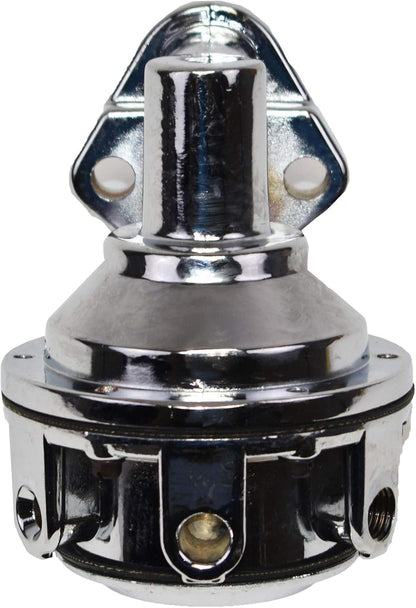 5 Star Speed Mechanical Fuel Pump 6 PSI 80 GPH Chrome Compatible with Chevy GMC Small Block 262–400 CID