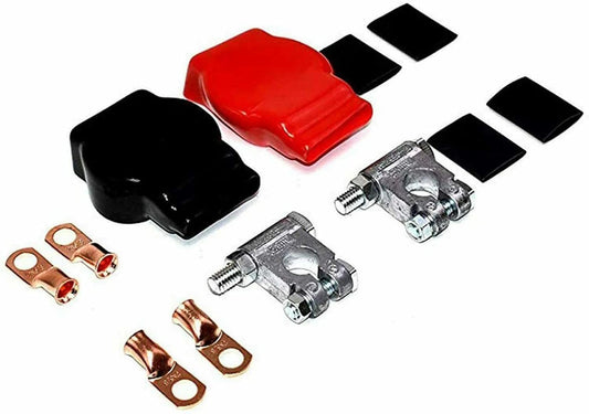 5 Star Speed Car Auto Battery Terminal Connector Military Spec Top Post Kit Compatible With Automotive Battery Applications 12-Piece Set